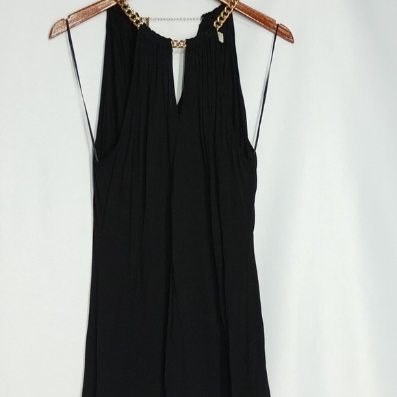 MK Elegant Black Halter Dress size L pre owned Exellent condition - Picture 2 of 13